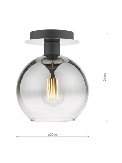 Semi-Flush Mirror Ceiling Light